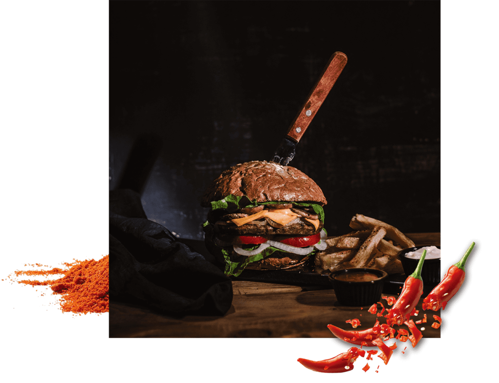 Burger au piment